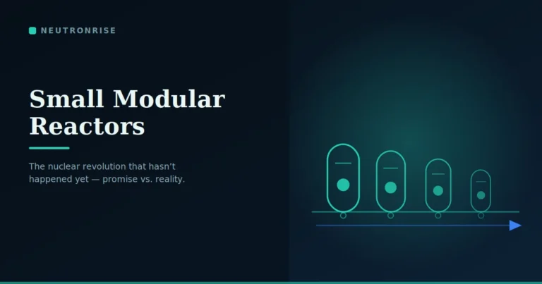 Small modular reactors built as identical units on a factory production line